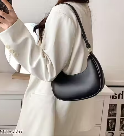 High-Gloss Quilted Crossbody Bag with Geometric Metal Lock