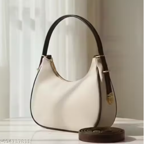 High-Gloss Quilted Crossbody Bag with Geometric Metal Lock